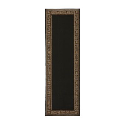 Safavieh Courtyard Collection Cherette Oriental Indoor/Outdoor Runner Rug