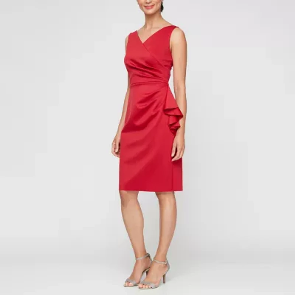 Atelier Danielle Smoothing And Slimming Collection Womens Sleeveless Sheath Dress