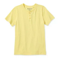 Thereabouts Little & Big Kid Boys Short Sleeve Regular Fit Henley Shirt
