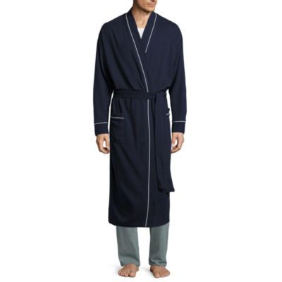 Stafford Waffle One Mens Long Sleeve Length Robe