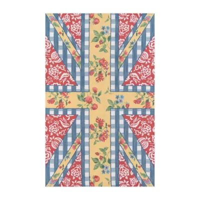Madcap Cottage By Momeni Summer Garden Floral Hooked Indoor Rectangular Accent Rug