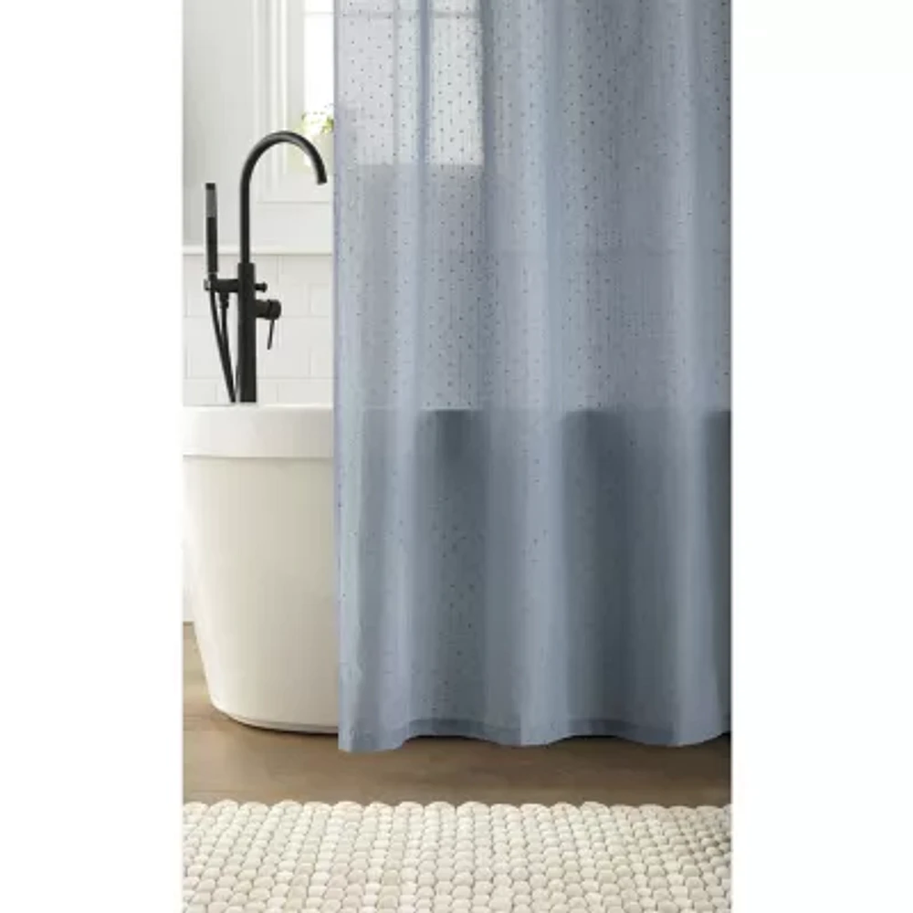 Linden Street Swiss Dot Shower Curtain