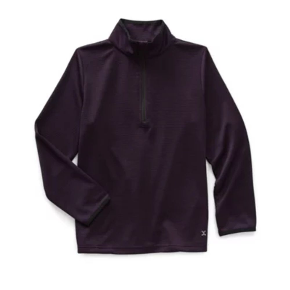 Xersion Little & Big Boys Long Sleeve Quarter-Zip Pullover