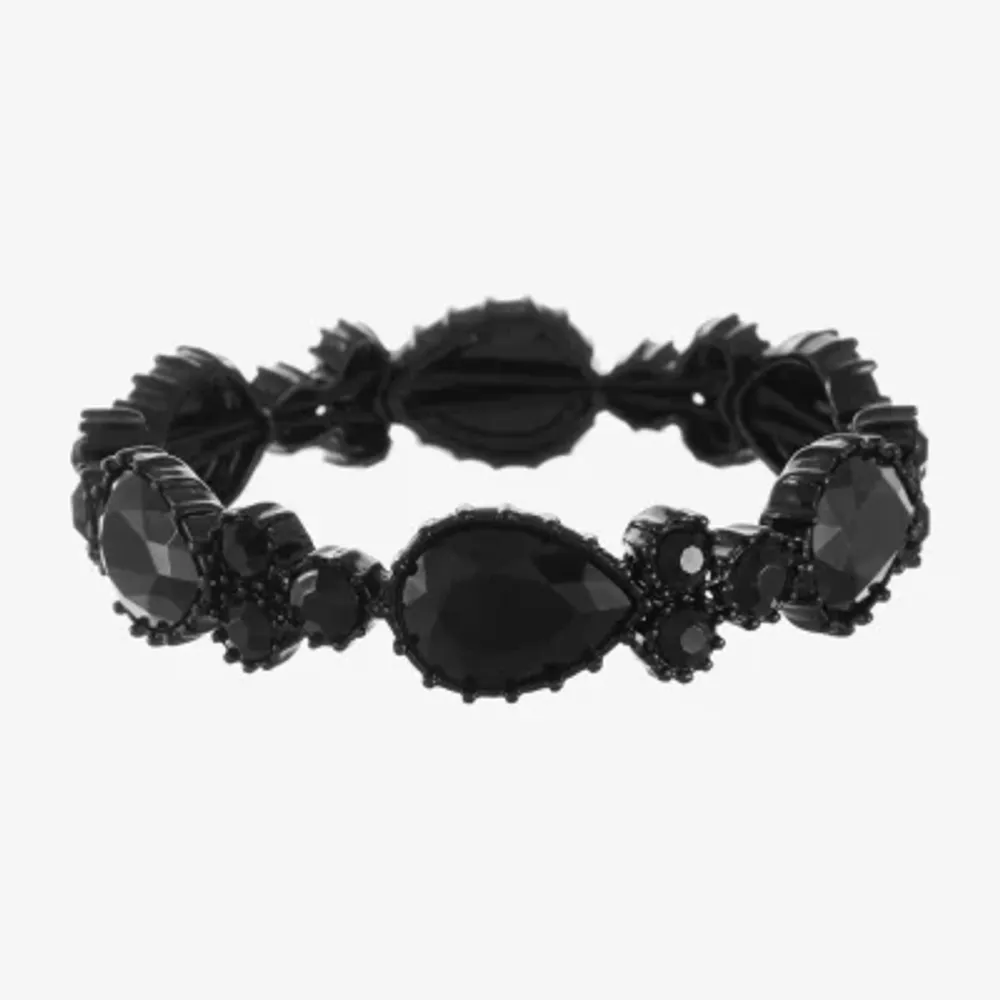 Mixit Womens Black Stretch Bracelet
