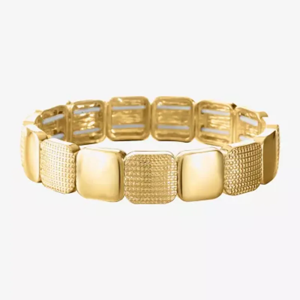 Liz Claiborne Gold Tone Womens Stretch Bracelet