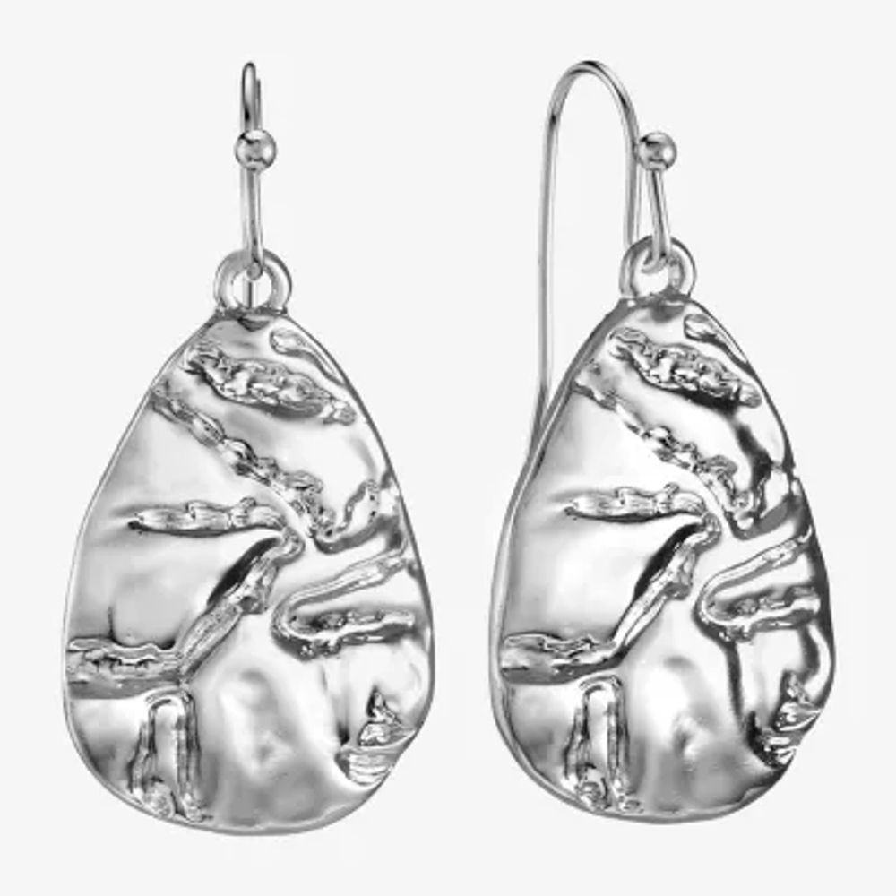 Liz Claiborne Womens Pear Drop Earrings