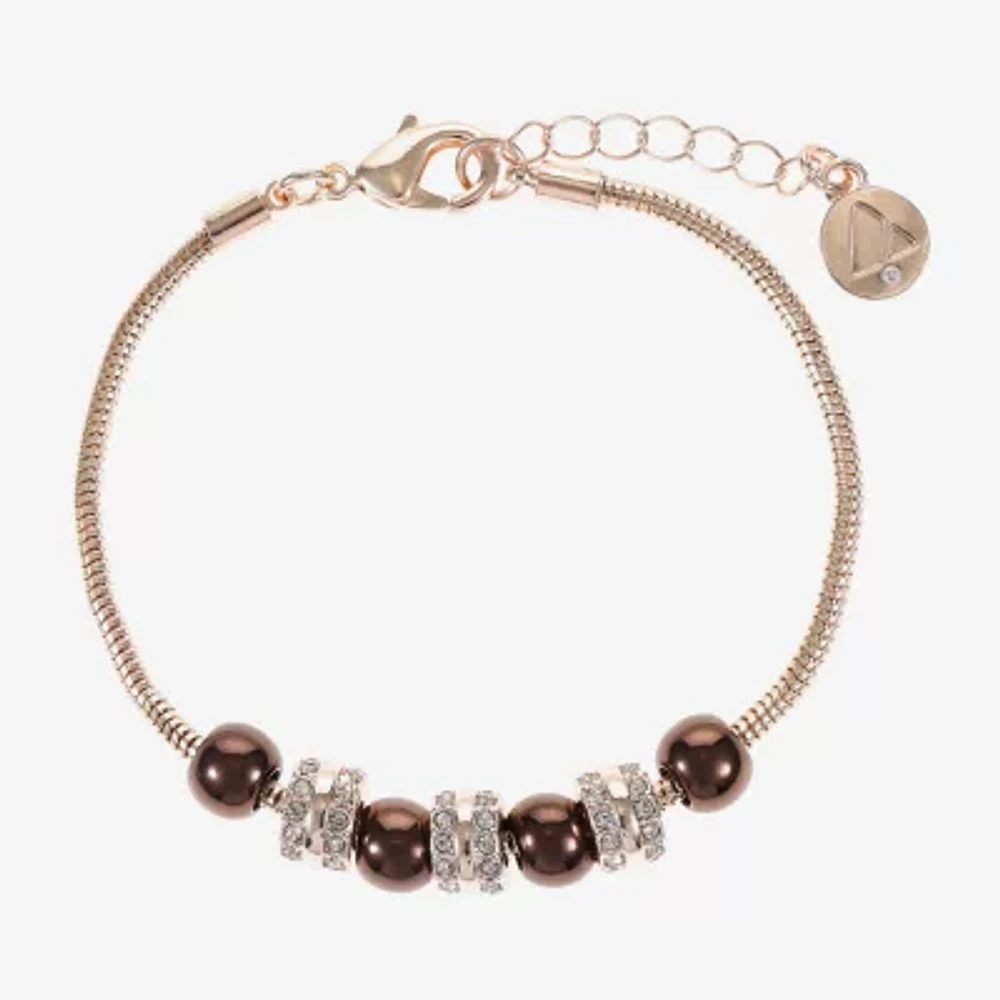 Liz Claiborne Womens Glass Strand Bracelet