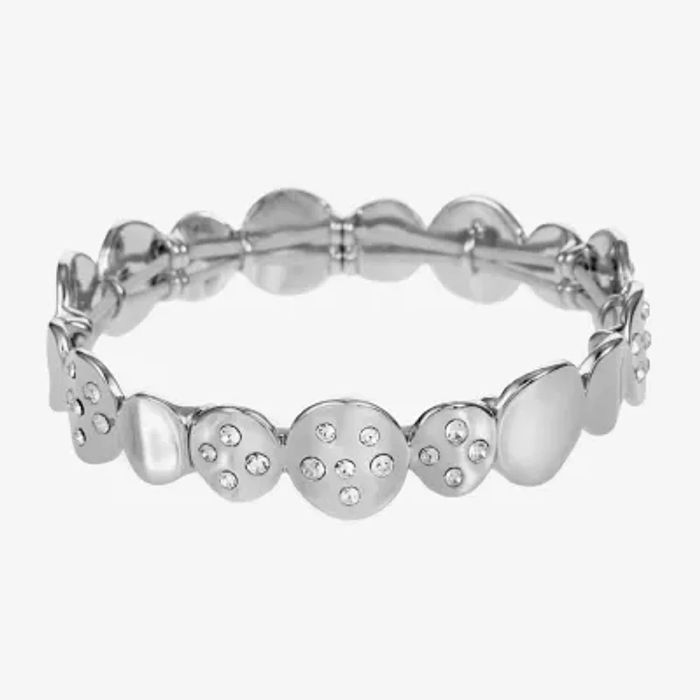 Liz Claiborne Womens Glass Stretch Bracelet