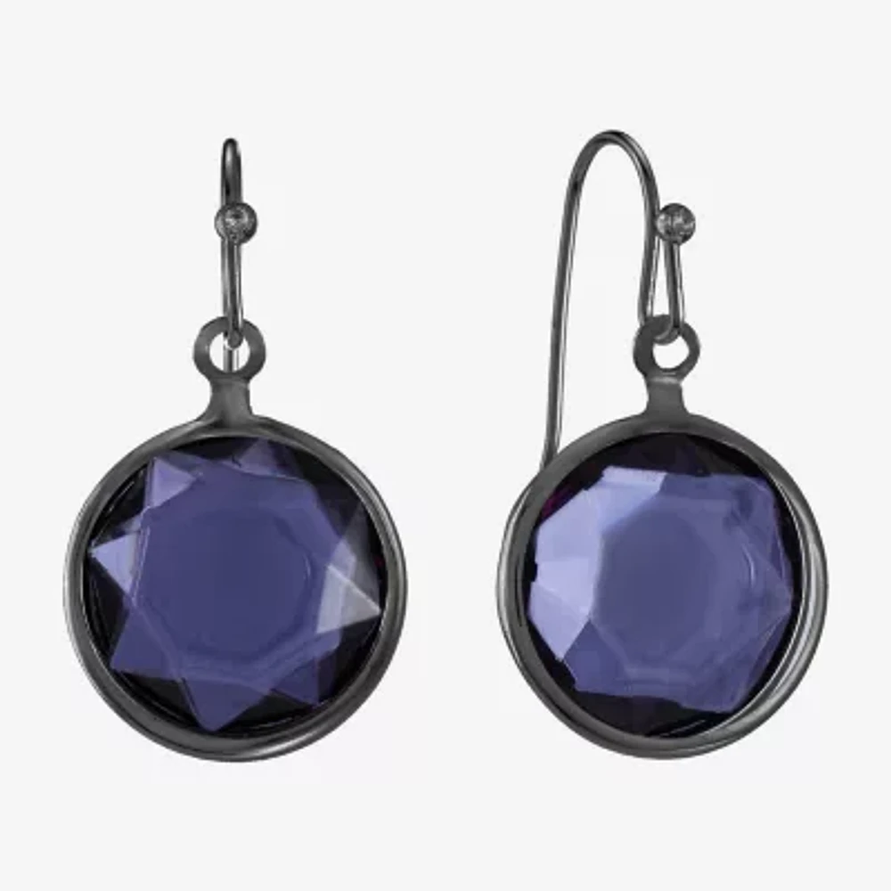 Liz Claiborne Womens Round Drop Earrings