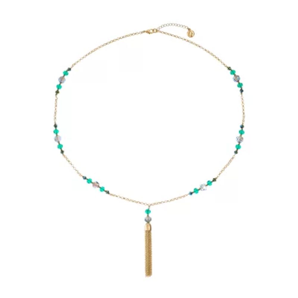 Liz Claiborne Womens Inch Pendant Necklace