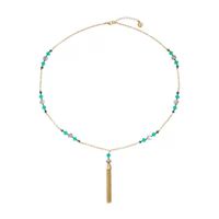 Liz Claiborne Womens Inch Pendant Necklace