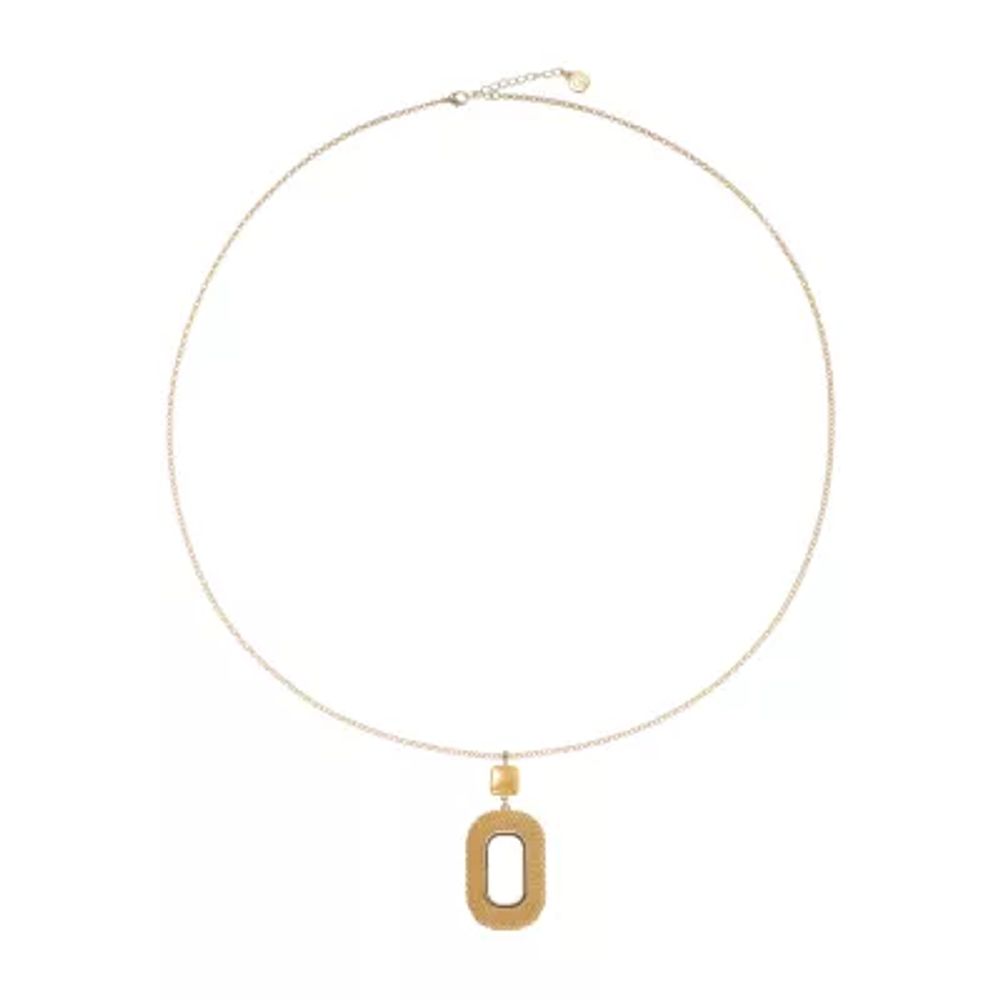 Liz Claiborne Womens Inch Pendant Necklace