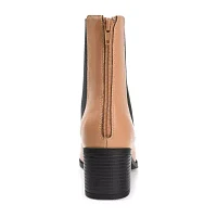 Journee Collection Womens Tayshia Stacked Heel Booties