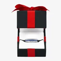 Womens Lab Created Gemstone Sterling Silver Ring Sets
