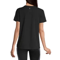 Xersion Womens Cotton Crew Neck Short Sleeve T-Shirt