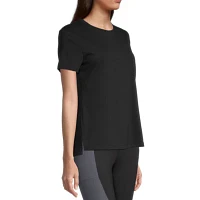 Xersion Womens Cotton Crew Neck Short Sleeve T-Shirt
