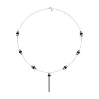 Monet Jewelry Womens Gray 34 Inch Pendant Necklace