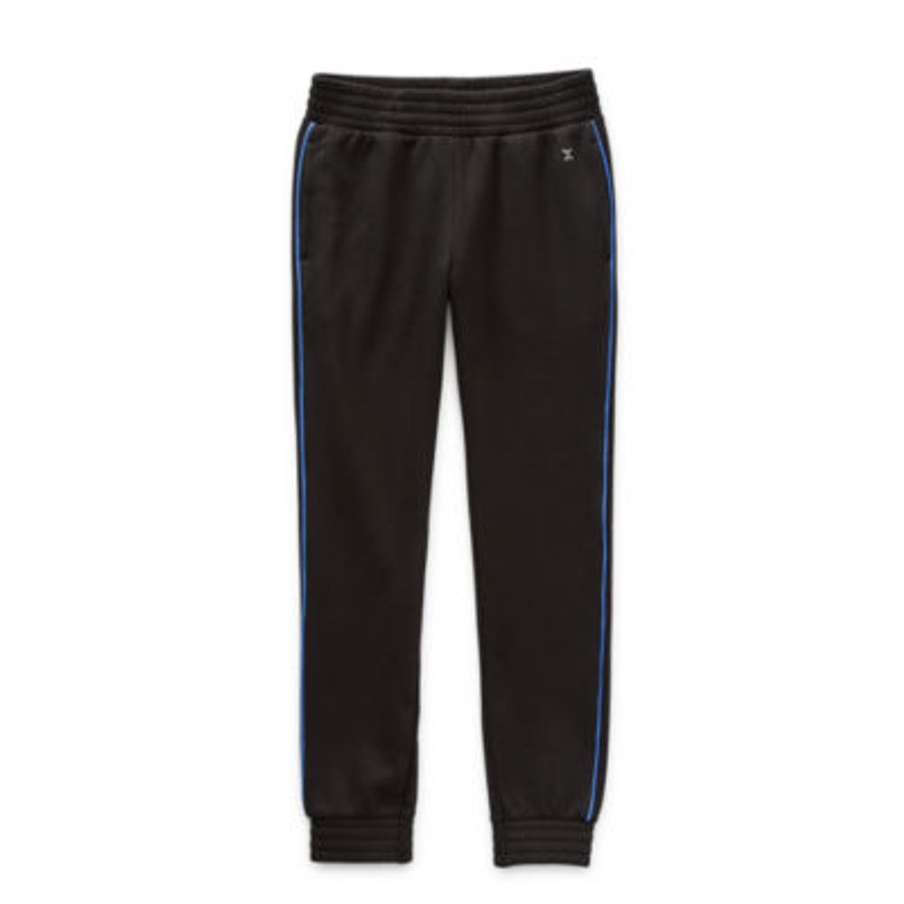Xersion Little & Big Girls Mid Rise Cuffed Fleece Jogger Pant