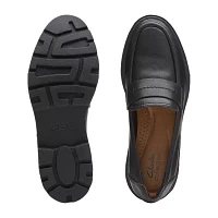 Clarks Call Ease Womens Moc Closed Toe Loafers