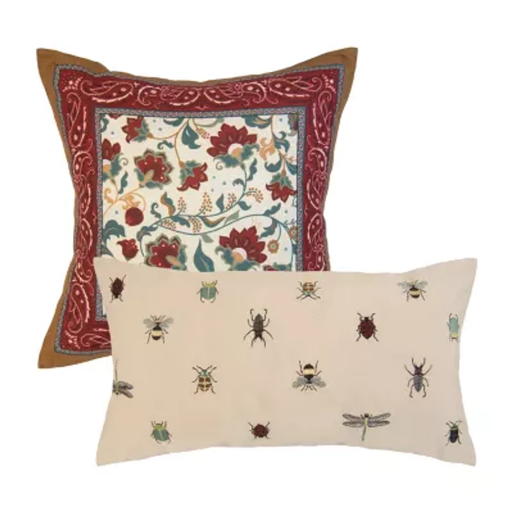 Donna Sharp Appalachia Plaid 2-pc. Multi-Pack Rectangular Square Throw Pillow