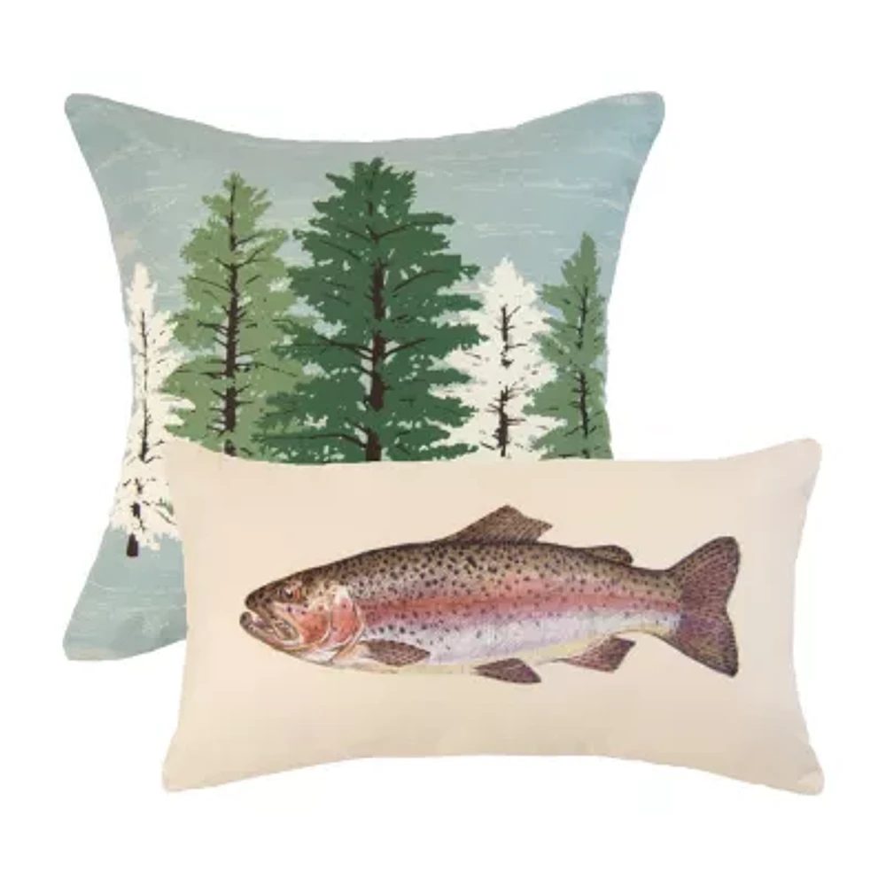 Your Lifestyle By Donna Sharp Montana Forest 2-pc. Square Throw Pillow