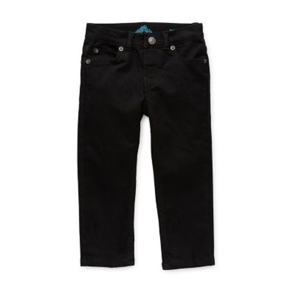 Thereabouts Little & Big Kid Boys Adaptive Adjustable Waist Stretch Fabric Straight Leg Jean