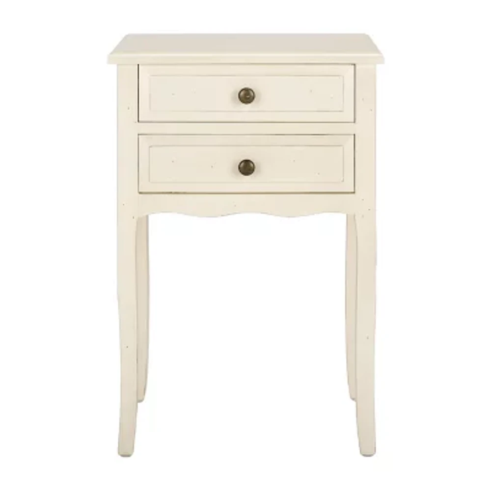 Lori Storage 2-Drawer End Table