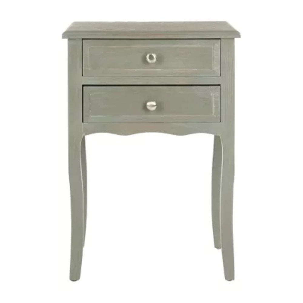 Lori Storage 2-Drawer End Table