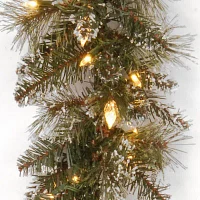 National Tree Co. Glittery Bristle Pine Christmas Indoor Outdoor Garland