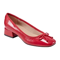 Unisa Jarett Womens Square Closed Toe Block Heel Pumps
