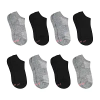 Hanes Cool Comfort Super No Show 8 Pair Multi-Pack Breathable Liner Socks - Womens