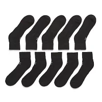 Xersion Quick-Dri 10 Pair Quarter Ankle Socks Mens