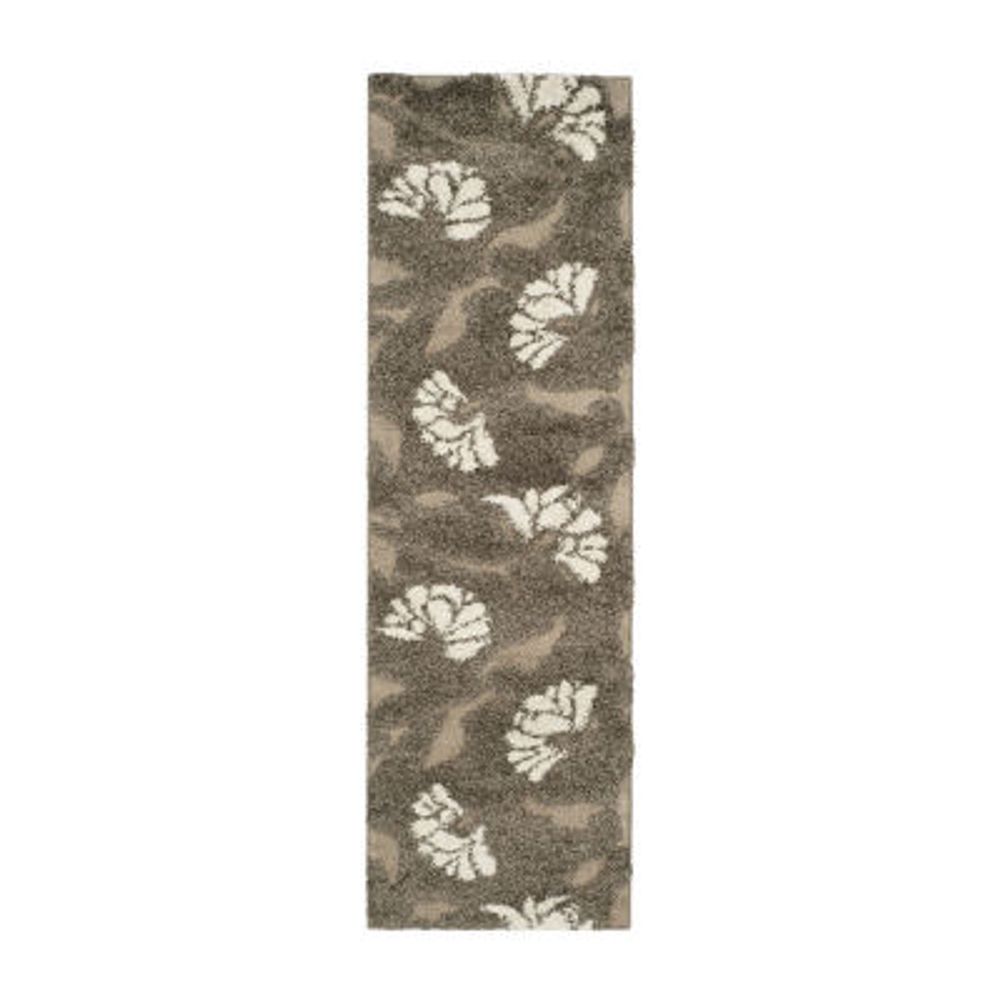 Safavieh Shag Collection Emmett Geometric Runner Rug