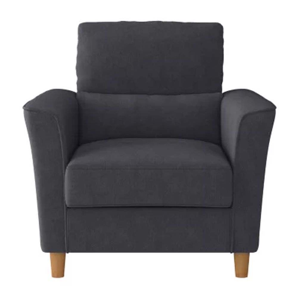 Corliving Georgia Living Room Collection Tufted Upholstered Armchair