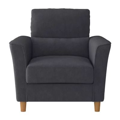Corliving Georgia Living Room Collection Tufted Upholstered Armchair