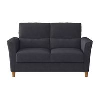 Corliving Georgia Living Room Collection Sharkfin-Arm Upholstered Loveseat