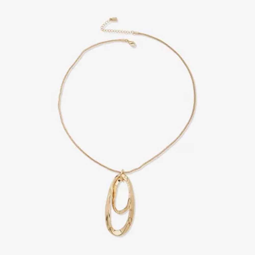Worthington Womens 26 Inch Pendant Necklace