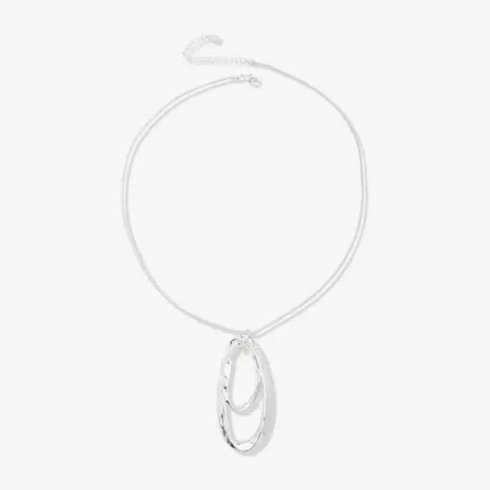 Worthington Womens 26 Inch Pendant Necklace
