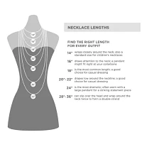 Worthington Womens Inch Collar Necklace