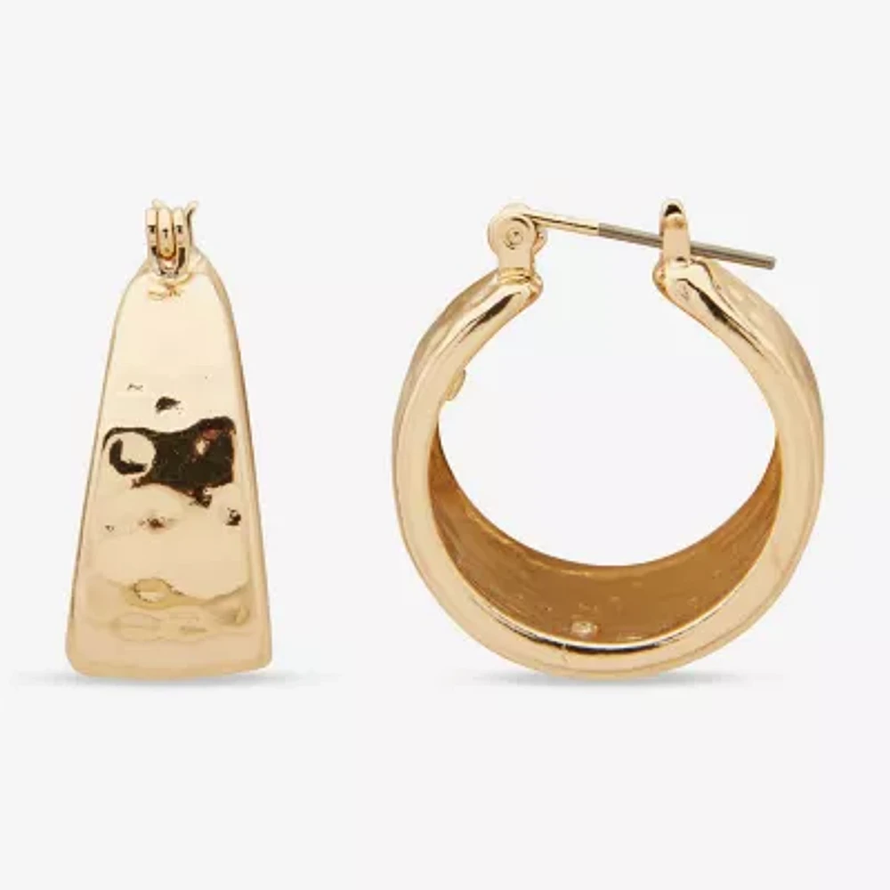 Worthington Womens 22.9mm Hoop Earrings