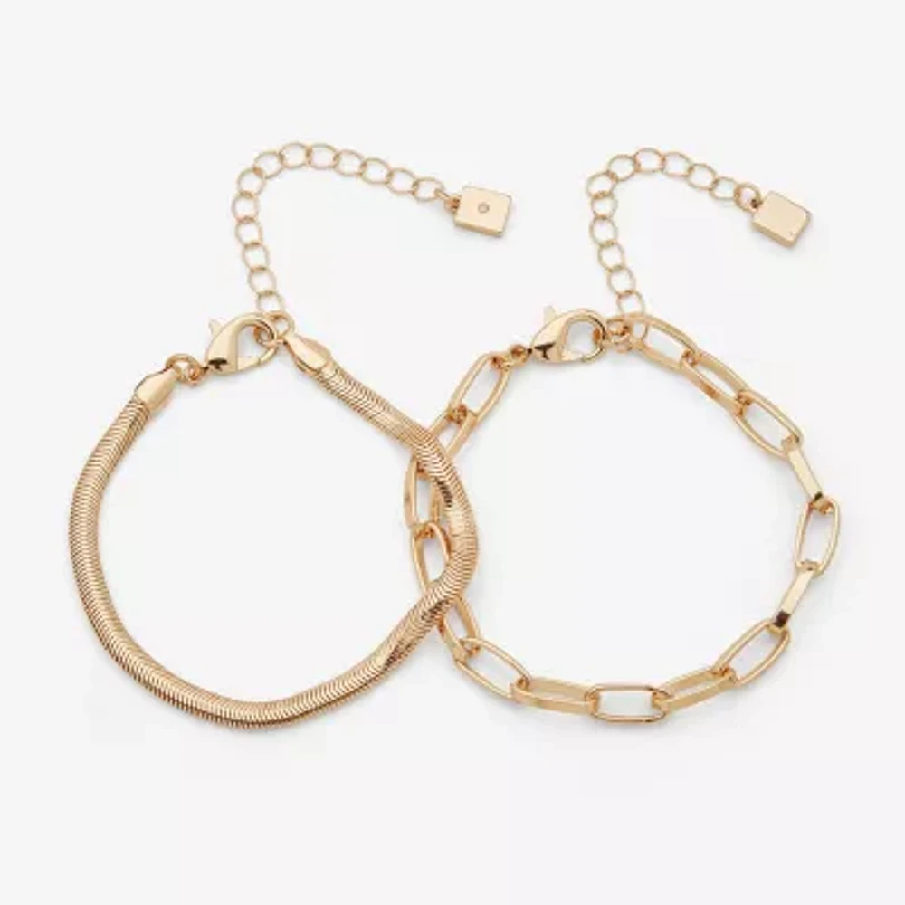 Worthington Womens 7.5 Inch Chain Bracelet