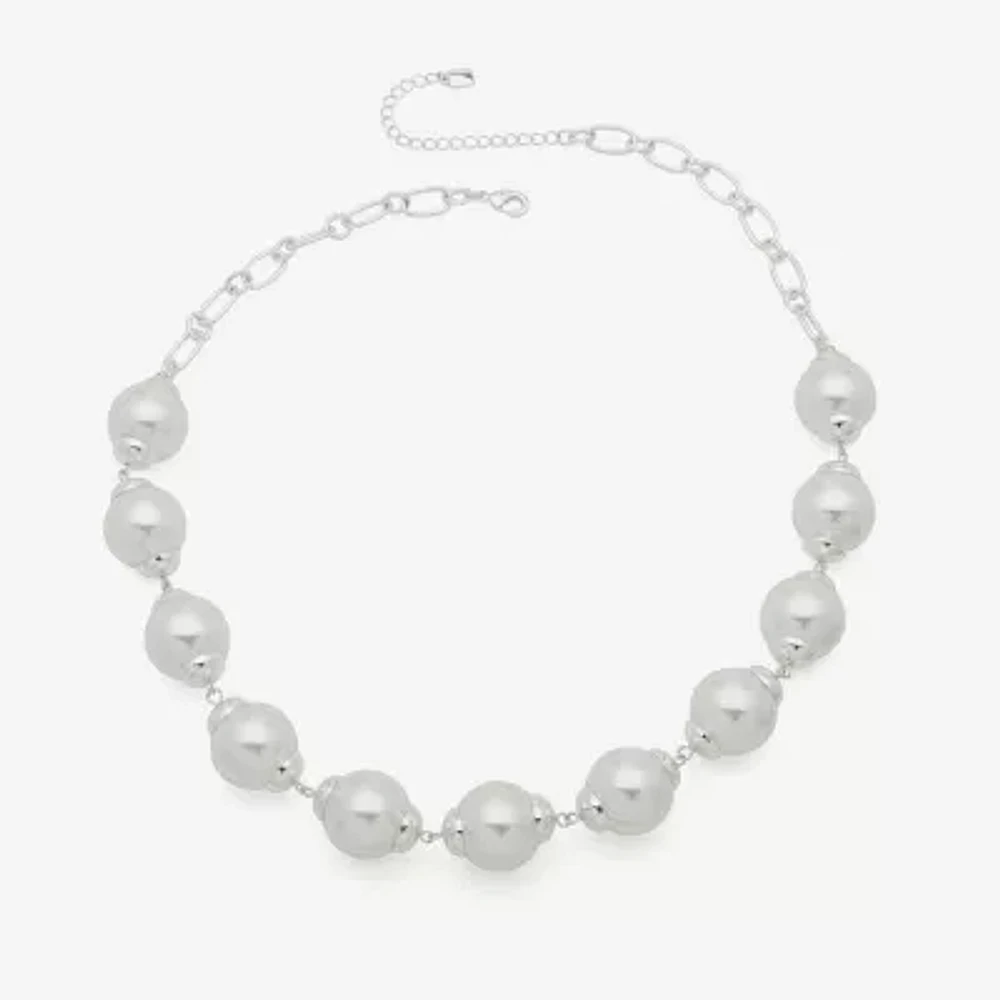Worthington Womens 16 Inch Collar Necklace