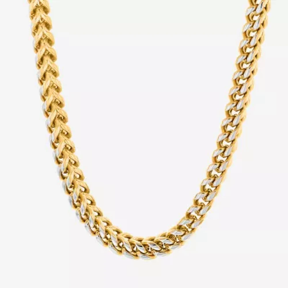 Mens Stainless Steel 24 Inch Link Chain Necklace