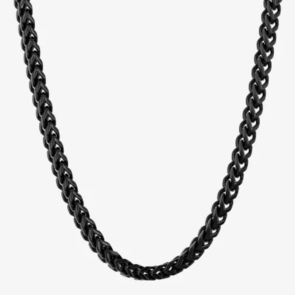 Mens Stainless Steel 24 Inch Link Chain Necklace
