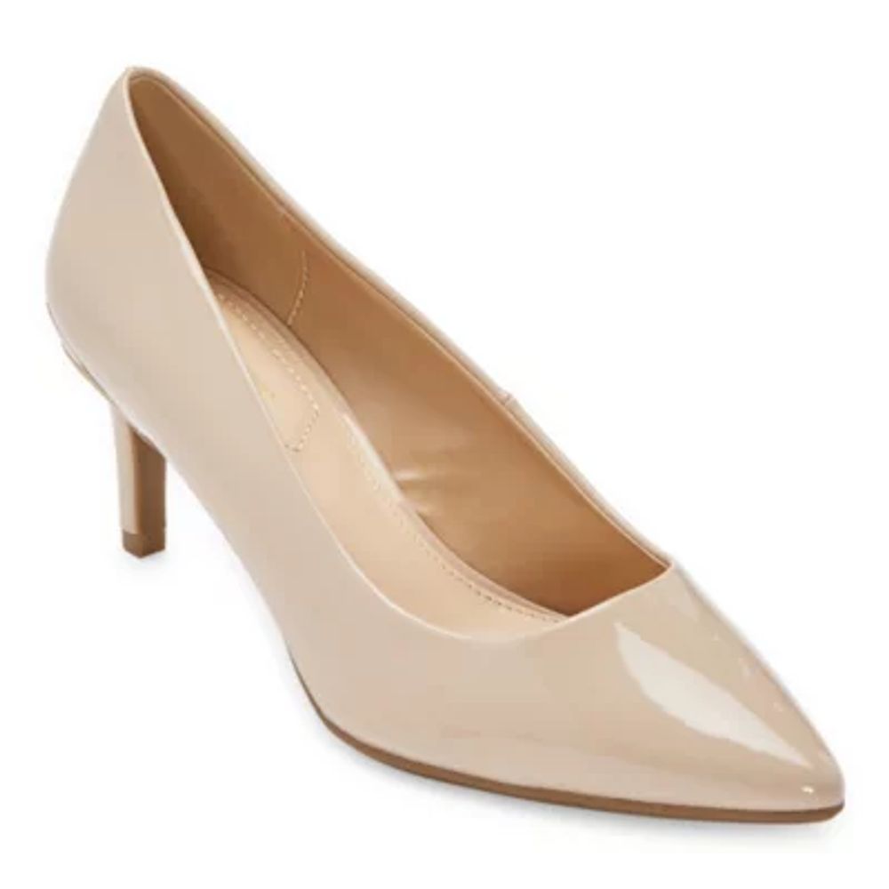 Liz Claiborne Gracie Womens Pointed Cone Heel Pumps