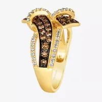 Le Vian® Ring featuring 3/4 CT. Chocolate Diamonds® 1 3/8 Nude Diamonds™ set 14K Strawberry, Honey, or Vanilla Gold®