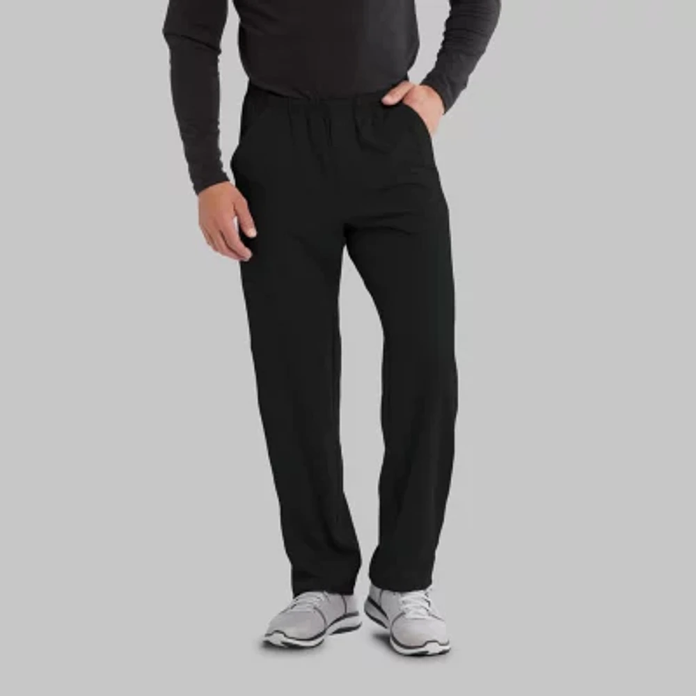 Skechers Sk0215 Structure 4-Pocket Zip-Fly Mens Big and Tall Tag Free Stretch Fabric Moisture Wicking Scrub Pant