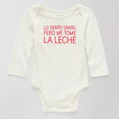 Okie Dokie Baby Unisex Crew Neck Long Sleeve Rib Bodysuit