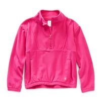 Xersion Microfleece Little & Big Kid Girls Mock Neck Fleece Long Sleeve Sweatshirt