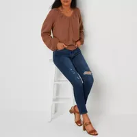 a.n.a Ankle Womens High Rise Skinny Fit Jean